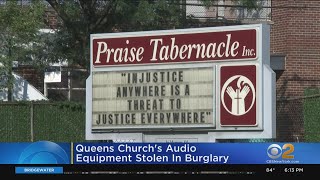 Audio Equipment Stolen From Queens Church