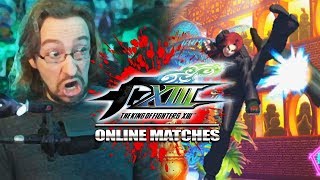 How Can He Combo...In So Much LAG?! King Of Fighters XIII - Online Matches