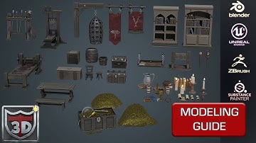 Blender 3 Become a Prop Artist Complete 3D Modelling Guide