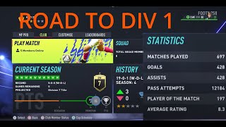 MAX PRO!!! Road to Div 1 With Footy 258 | FIFA Pro Clubs