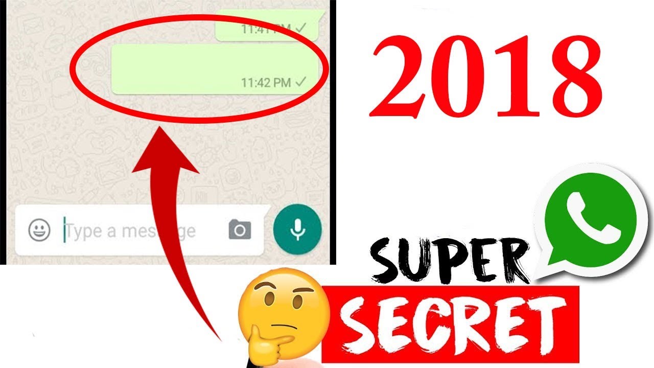 WhatsApp SUPER SECRET New TRICK 2018🔥