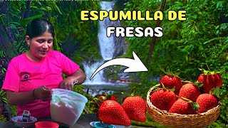 Hoy prepare una rica ESPUMILLA de fresas una golosina de campo - DELIA