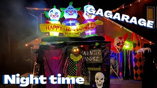 MY FULL NIGHTTIME HAUNTED HOUSE, GARAGE TOUR, \& ACTORS (2022)