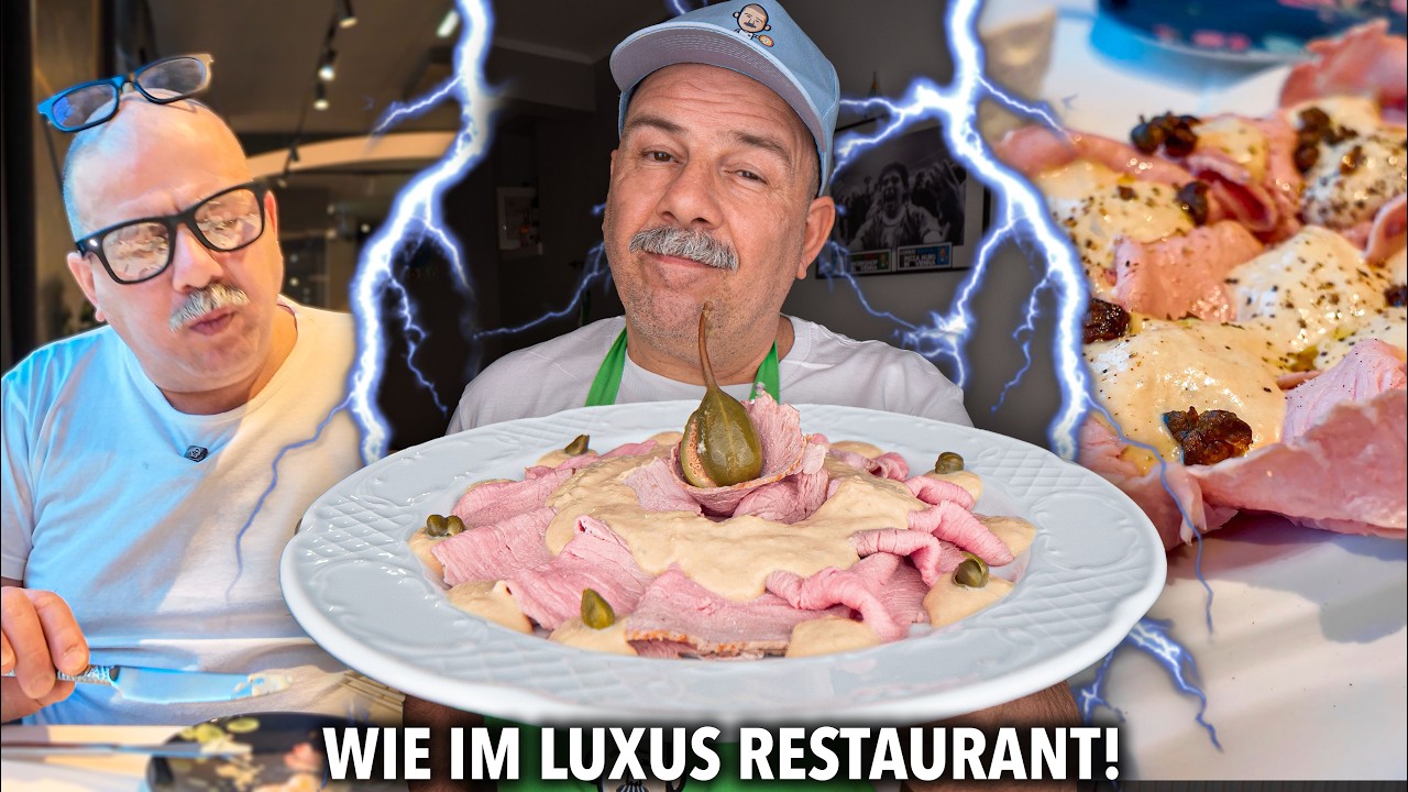 SO macht DU zuhause Vitello Tonnato wie im LUXUS Restaurant!