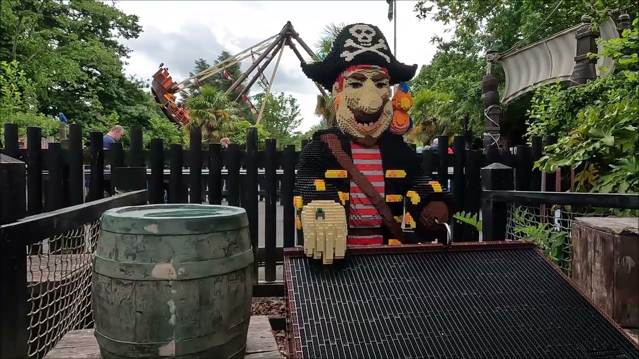 Virtual Walk - Pirate Shores - Legoland Windsor, UK - Lego Theme Park - May 2022 | kittikoko