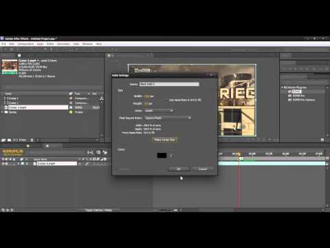 After Effects Tutorial Rainbow Spinning - Diamon Shape (At Shot)