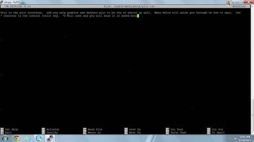 How to access PICO in a UNIX server using PUTTY and sdf.org