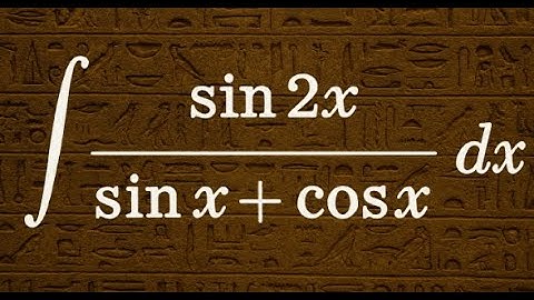 Integral of sin 2x / (sin x + cos x) | Step-by-Step Calculus Tutorial
