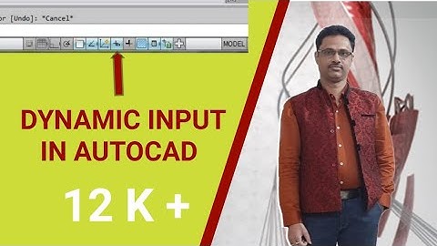 Dynamic Input in AutoCAD 2014