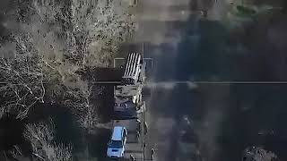 Destruction Of A Bm-30 Smerch Missile Launcher