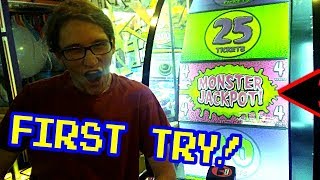 2500 Tickets Monster Jackpot Win First Try