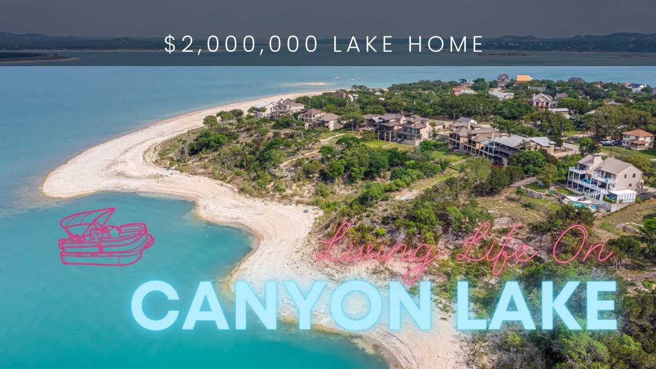 2,000,000 Luxury Lakefront Property For Sale Canyon Lake, Texas