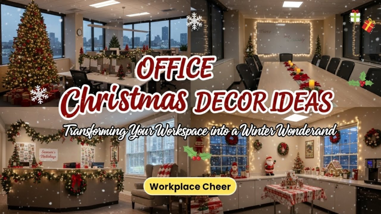 Office Christmas Decoration Ideas to Transform Your Workspace