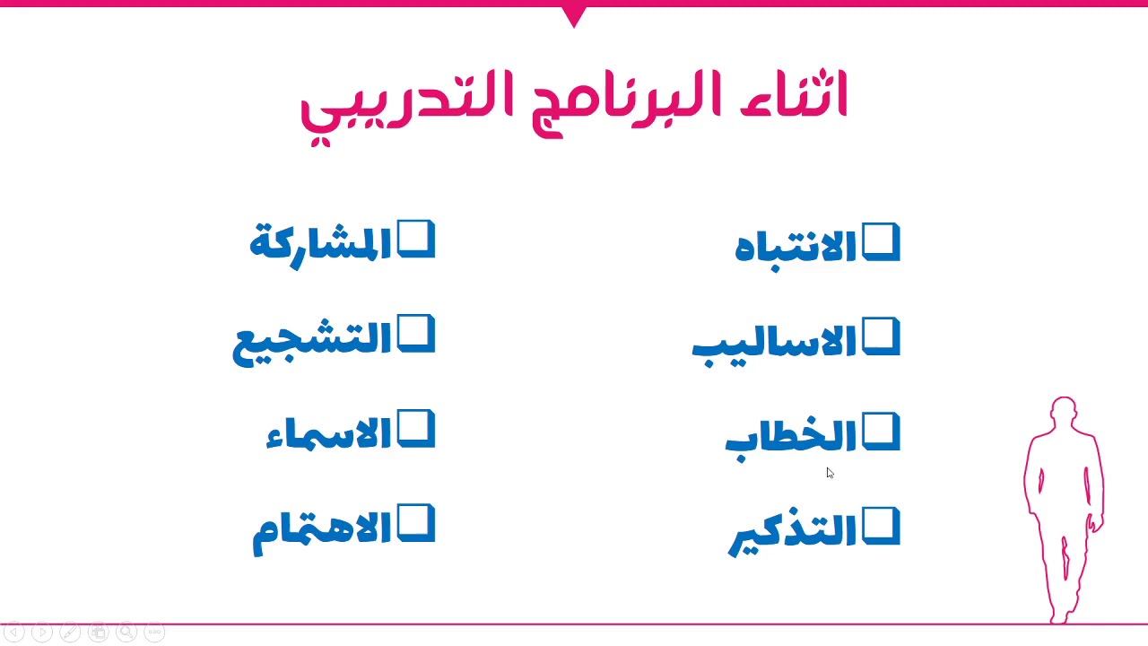 11- العرض والإلقاء: الجزء الأول
