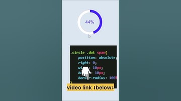 Circular Progress Bar Using Html Css & JavaScript #coding #javascript #htmlcss #progress #animation