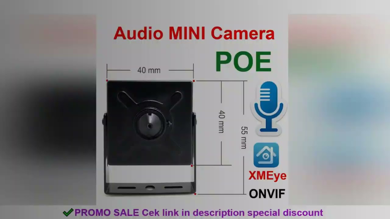 Audio Mini Ip Camera 720P 960P 1080P Hd POE Cctv Security Video Surveillance 2MP Indoor Home Surveil