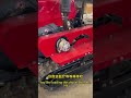 Multi functional tracked rotary tiller #tractor #digger