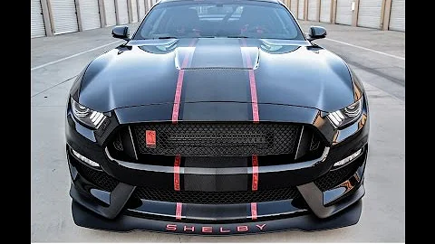 NEW Shelby GT350R with Custom Stripes over Xpel Ul...