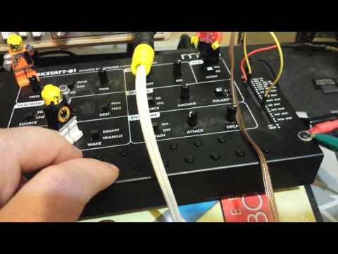 Moog Werkstatt with two extra oscillators