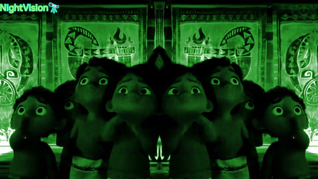 Moana's Father Accidentally Shows the Scary Drawings! Sponsored by Gamavision Csupo effects