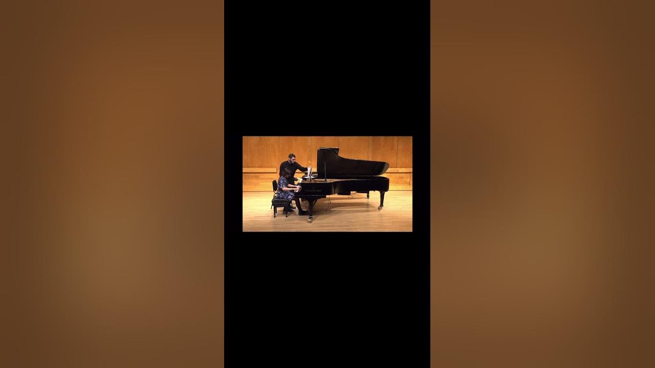 Always thank your page turner! Do you know this piece? #piazolla #piano #recital #tango  #astor