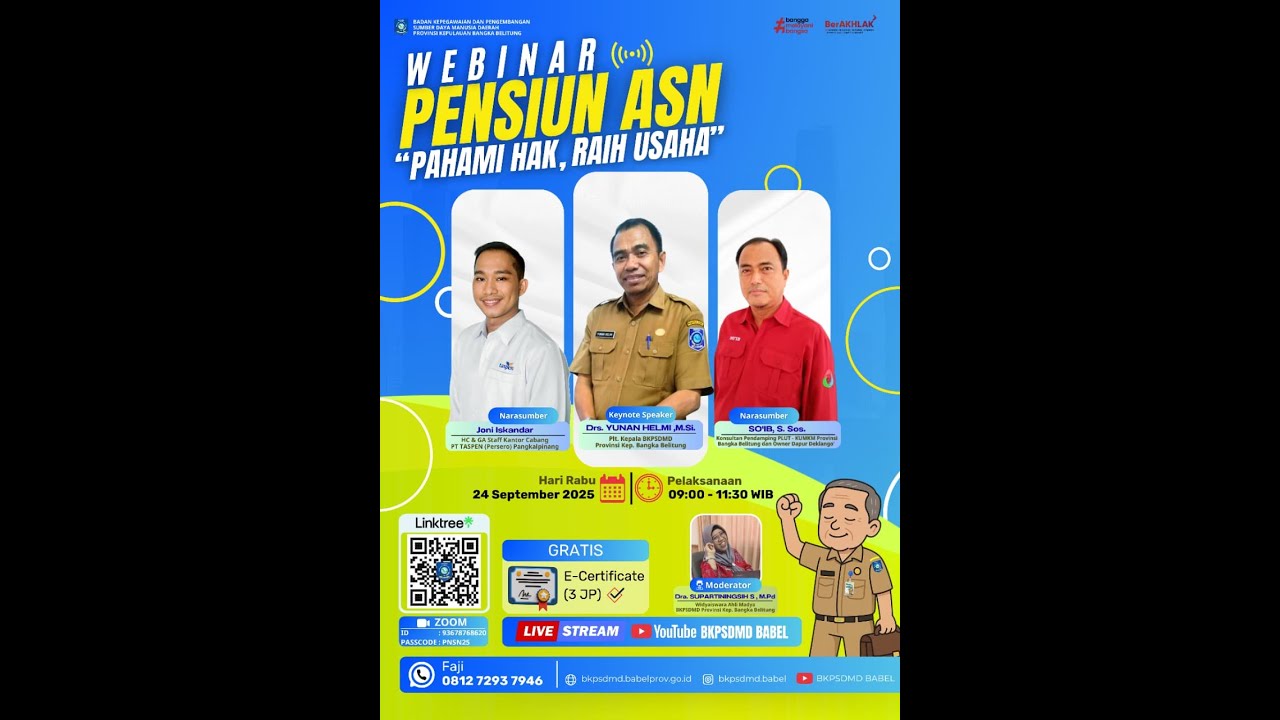WEBINAR SERI 2 | 2025 : PENSIUN ASN 