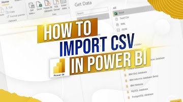 How to Import a csv in Power BI