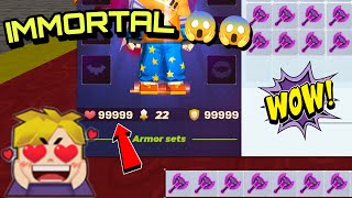 How To Become IMMORTAL In Skyblock (Blockman Go) - New UNLIMITED HP Bug In Skyblock Mining Area
