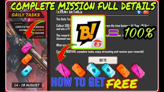 Free Fire Booyah App Daily Task Event Complete || How To Get Booyah app Reward screenshot 5