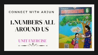 Class 6 Maths Numbers all around us || Unit Excercise || Connect with Arjun