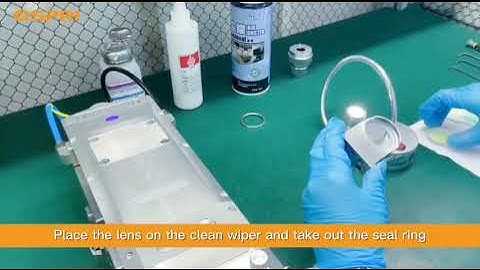 How to Clean and Replace Focus Protective Window of OSPRI LC608 Laser Cutting Head