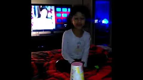 My princess Malayshia sings the cup song your goin...