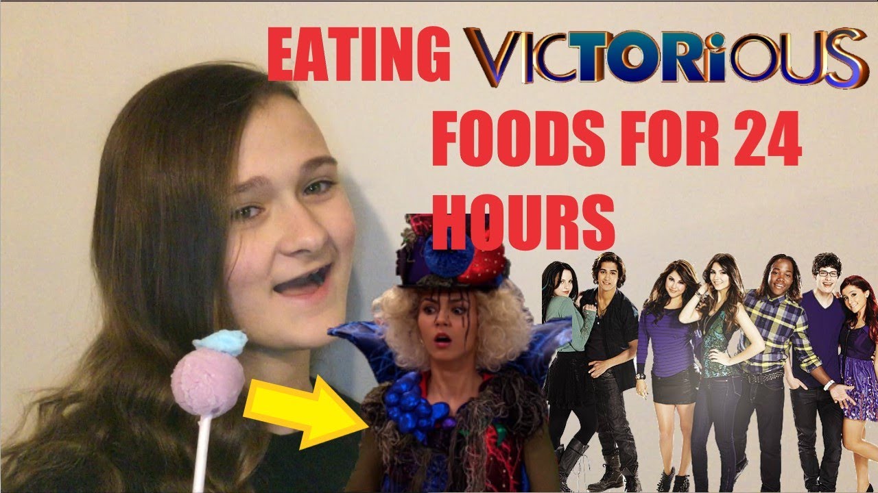 Eating Victorious Foods For 24 Hours! victorious nickelodeon throwback YouTube