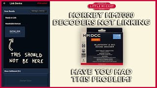 Hornby HM7000 Decoders Not Linking - Have You Had This Problem?