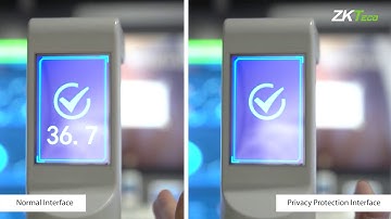 ZK-TD100 ZKTeco Access Control checkpoint with body temperature measurement