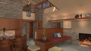 Taliesin Virtual House Tour Frank Lloyd Wright Spring Green Wisconsin