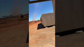 Young Man Films Tornado Passing Near Roadhouse