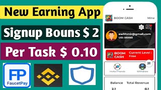 Per task $ 0.10 signup bouns $ 2 || new high paying  earning app || earn usd with simple tasks screenshot 4
