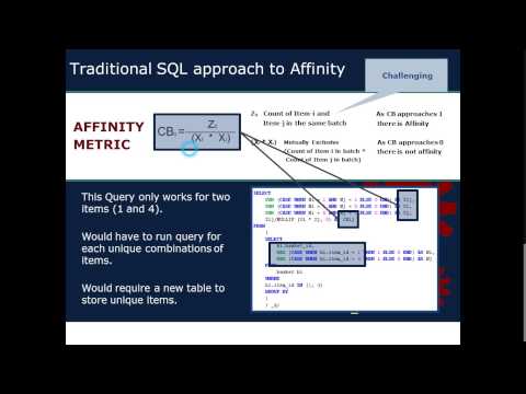 Affinity Analytics - Aster compared with ANSI SQL