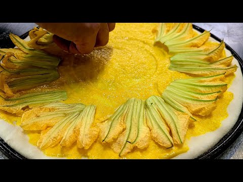 Video: Stuffed Pumpkin Flowers And Pizza With Pumpkin Flowers