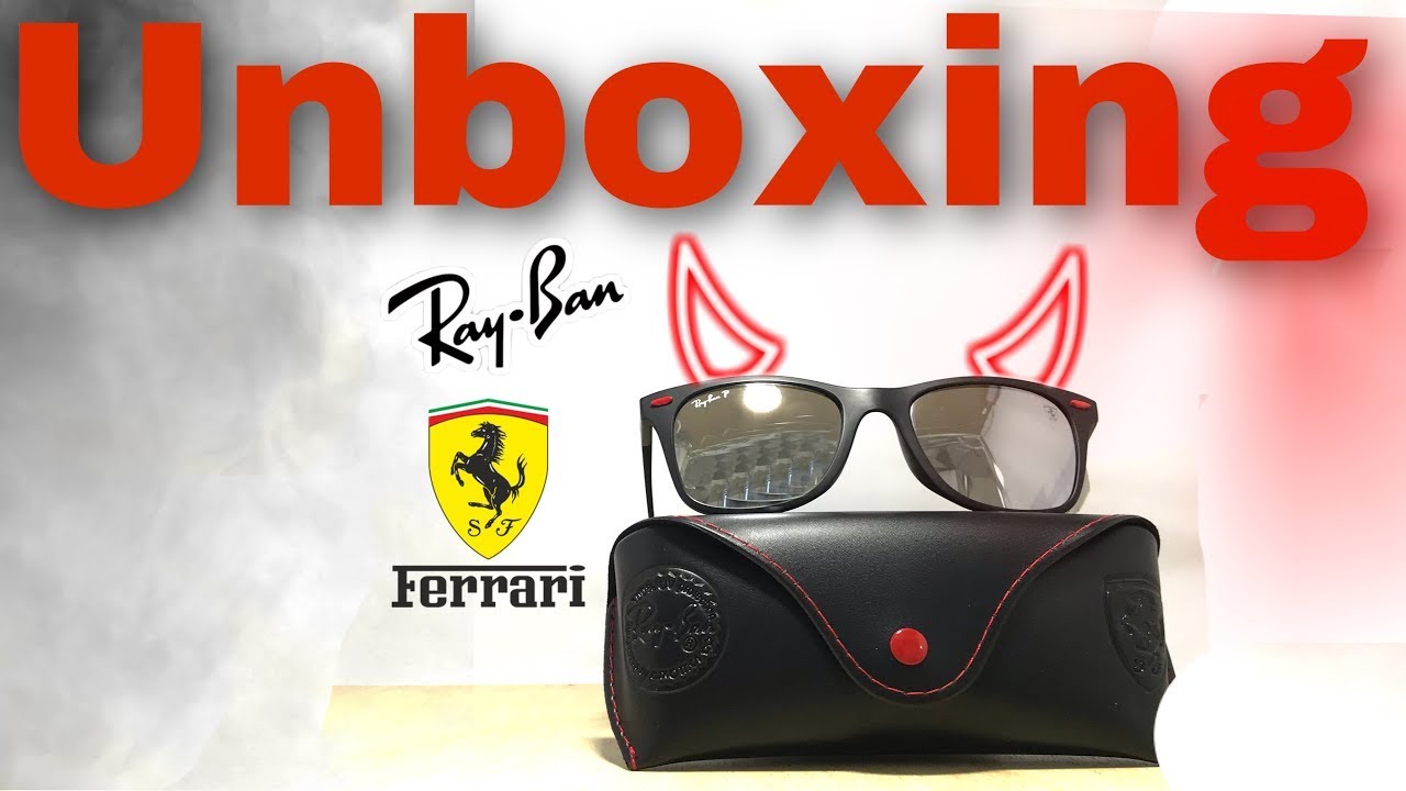 Rayban Scuderia Ferrari  RB 4195 -M-F - Liteforce  UNBOXING -_ Eye Health _ Care
