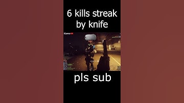 battlefield 4 -   6 kills streak by knife  #shorts