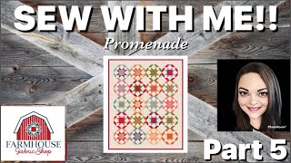 Promenade Quilt Kit | Baked with Love by Lori Holt from Farmhouse Fabric Shop - 10% off - Part 5