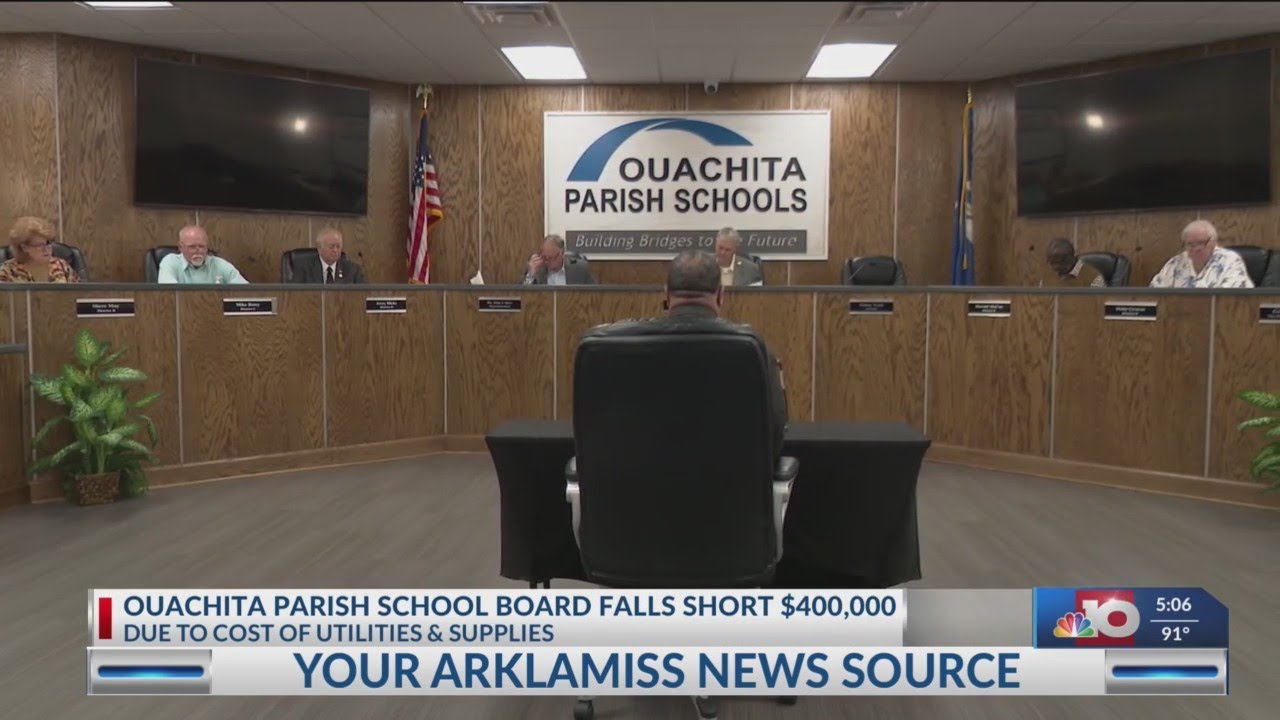Ouachita Parish School Board experiences 400K revenue shortfall due to