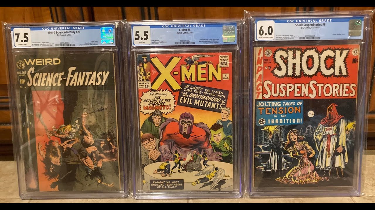 Comic Book Haul #57 - Lots of CGC Slabs!! - YouTube