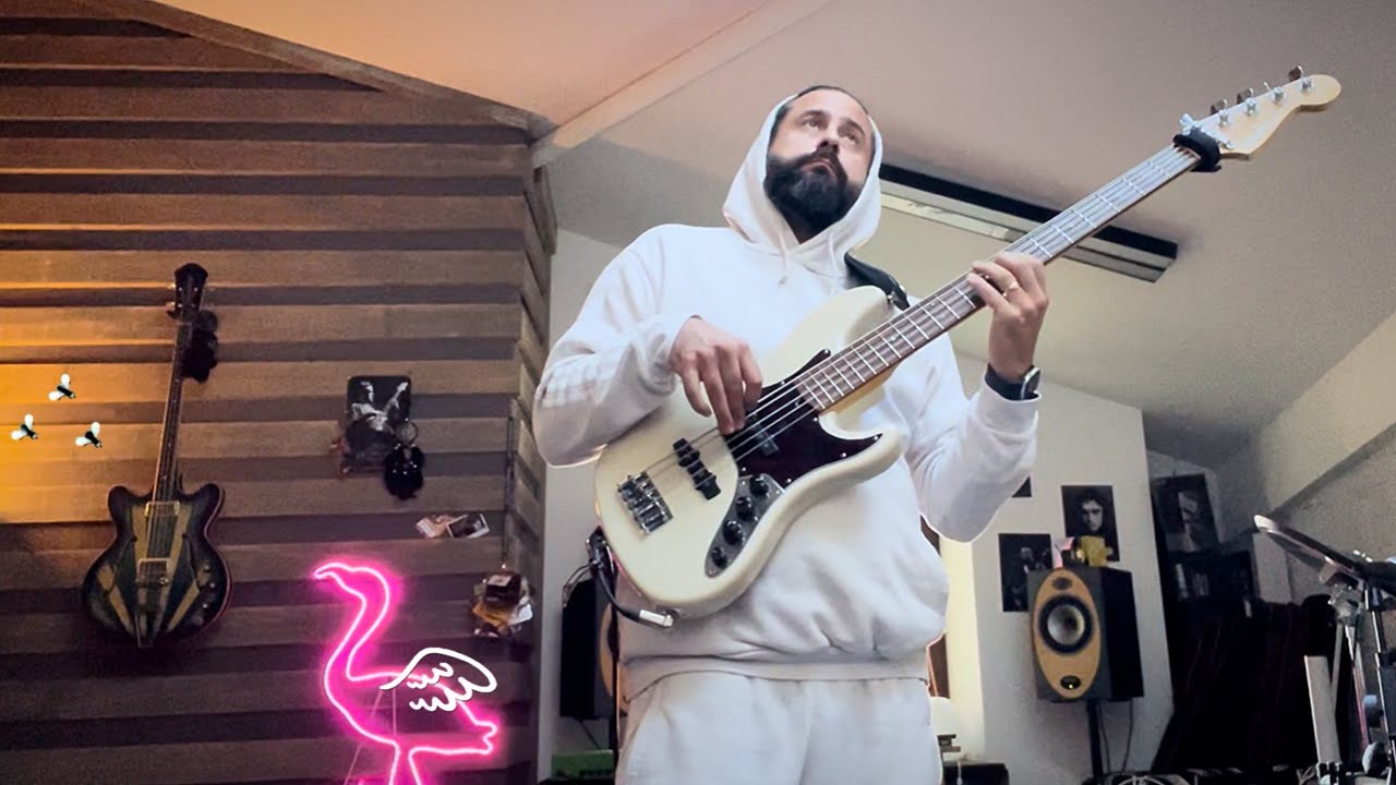 American Fender Jazz bass Deluxe V with SUHR pickups '98