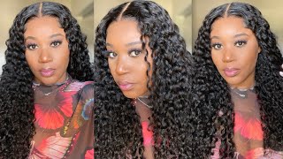 STARTING AT $109! LUSCIOUS LONG CURLS 🤤 | AFFORDABLE CURLY GLUELESS WIG | ARABELLA HAIR