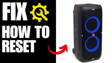 How To Reset JBL PartyBox 310