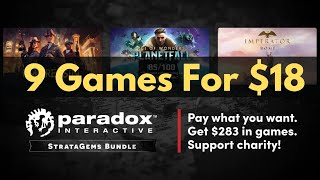 HUMBLE PARADOX STRATAGEMS BUNDLE | 9 Games For $18 | ENDS 05-NOV-2021