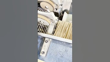 Production process of bamboo chopsticks - mechanization